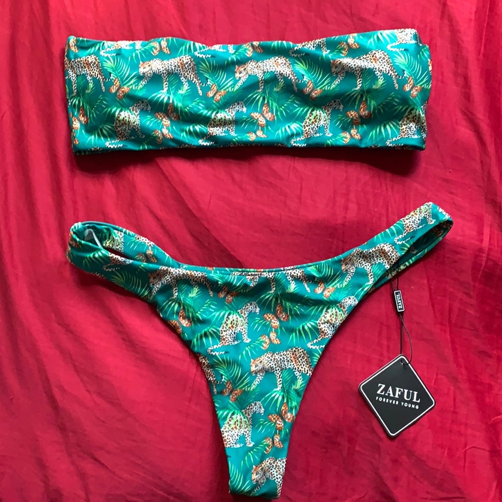 Cheetah bathing suit